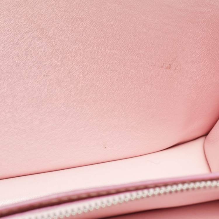 مملوكة مسبقًا Celine Pink Lizard Medium Classic Box Shoulder Bag