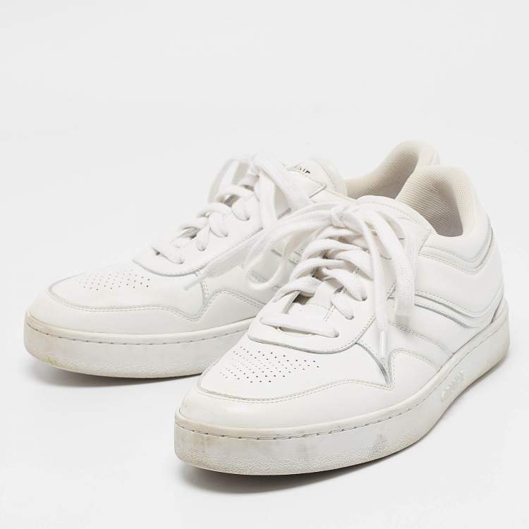Celine White Leather Lace Up Sneakers Size 37 Celine | TLC