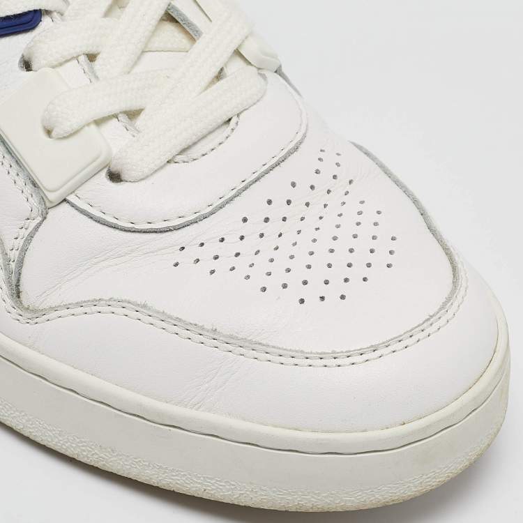 Pre Owned Celine Multi Colorblock Leather Low Top Sneakers Size 36