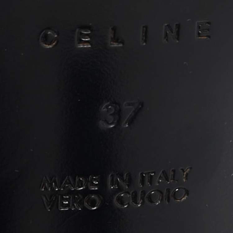 Pre Owned Celine Red Satin Crystal Embellished Slingback Sandals Size 37