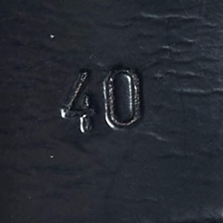 Pre Owned Celine Cream Satin Ankle Strap Sandals Size 40