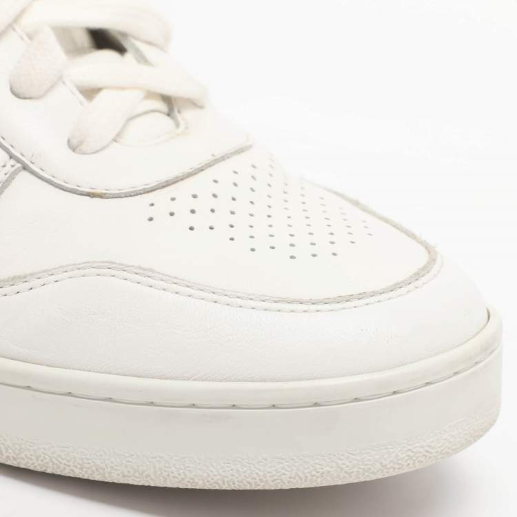 مملوكة مسبقًا حذاء رياضي سيلين جلد أبيض برباط مقاس 39