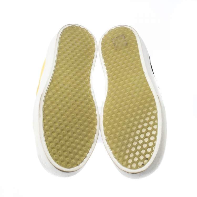 Pre Owned Celine Multicolor Knit Skate Slip On Sneakers Size 36.5