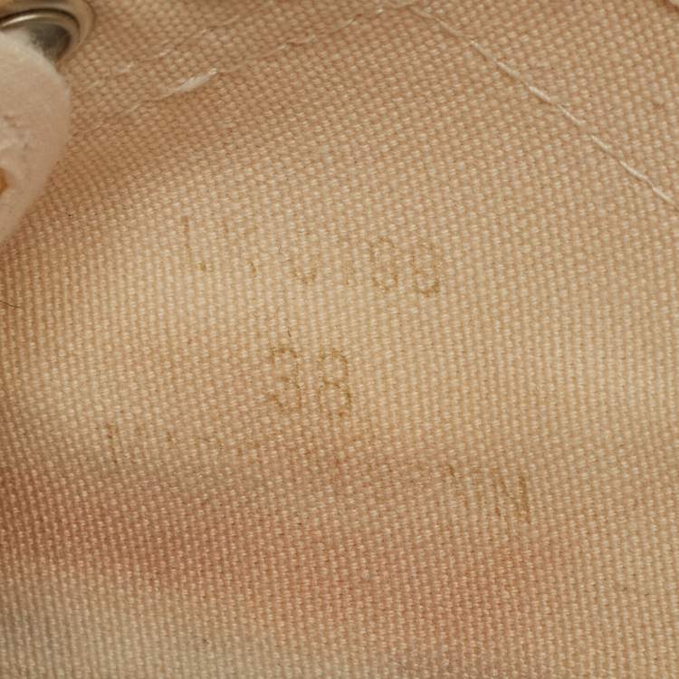 Pre Owned Celine Cream Canvas Blank Sneakers Size 38