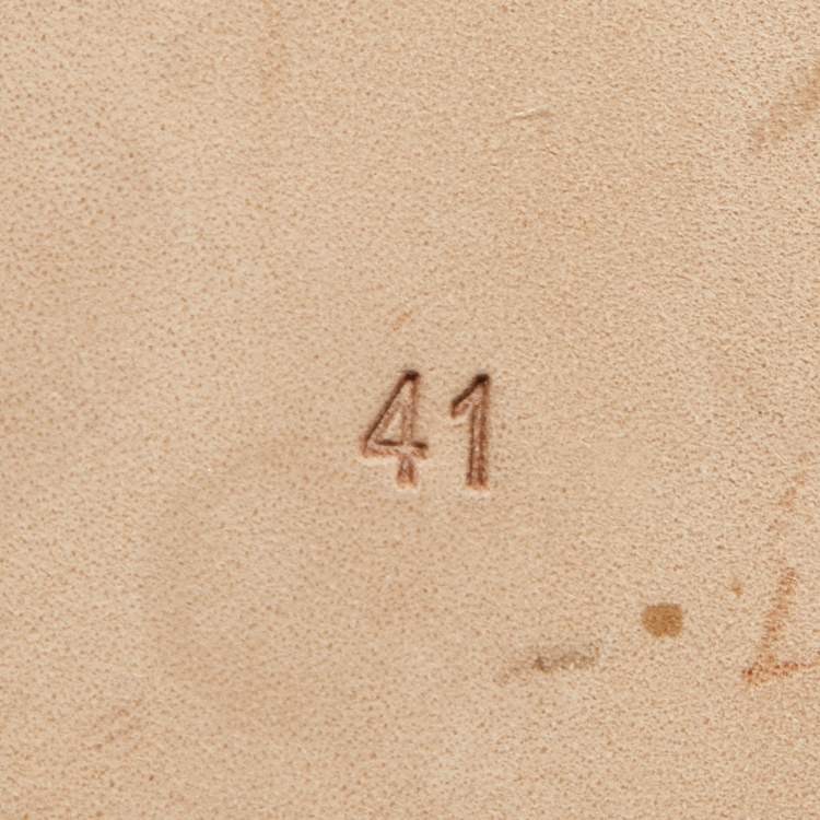 Pre Owned Celine White Leather Espadrille Sandals Size 41