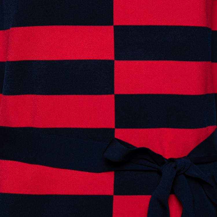 مملوكة مسبقًا CH Carolina Herrera Red Stripe Knit Top L