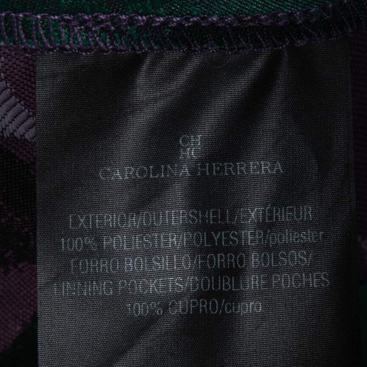مملوكة مسبقًا CH Carolina Herrera Multicolor Jacquard Mini Skirt S