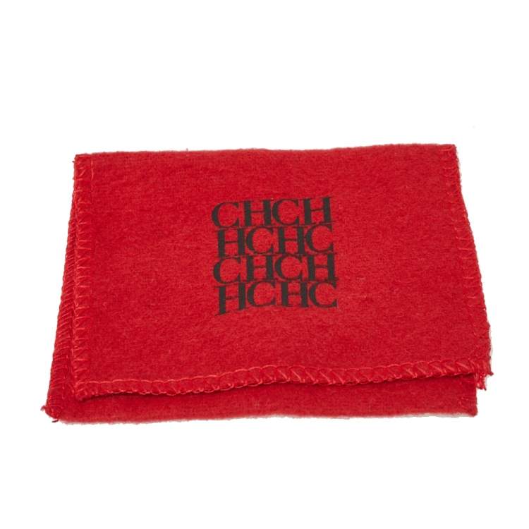 Pre Owned CH Carolina Herrera Gold Tone Crystal Toucan Statement Ring Size EU 55