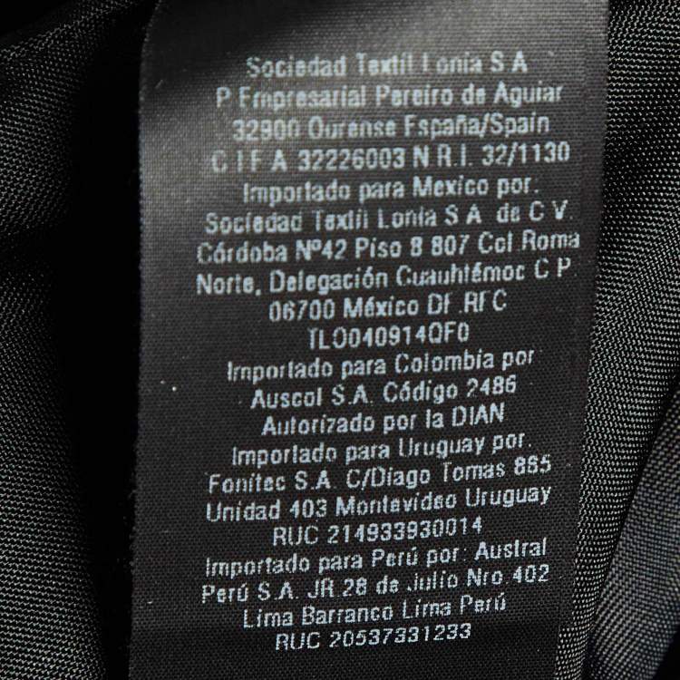 Pre Owned CH Carolina Herrera Black Ridged Cotton Blend Short Skirt S
