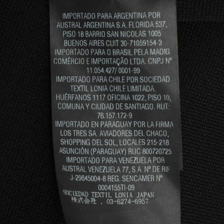 Pre Owned CH Carolina Herrera Black Knit Fabric Top XS