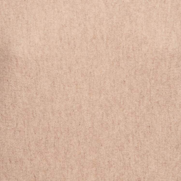 Pre Owned CH Carolina Herrera Dark Beige Wool Sweater S