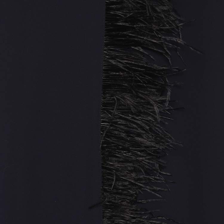 Pre Owned بدلة بنطلون كريب سي إتش كارولينا هيريرا أزرق كحلي مقاس متوسط - ميديام