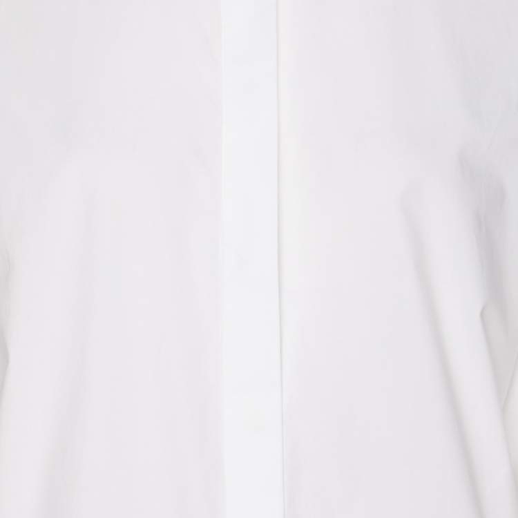 Pre Owned CH Carolina Herrera White Cotton Long Sleeve Shirt M