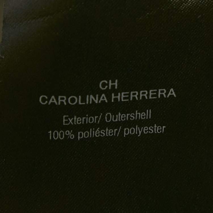 Pre Owned CH Carolina Herrera Brown Animal Print Satin Plisse Midi Dress L