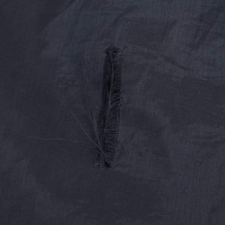 Pre Owned CH Carolina Herrera Navy Blue Lace Sleeveless Maxi Dress L