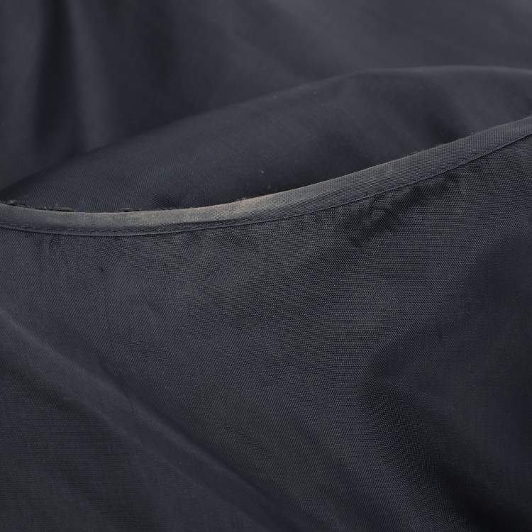 Pre Owned CH Carolina Herrera Navy Blue Lace Sleeveless Maxi Dress L