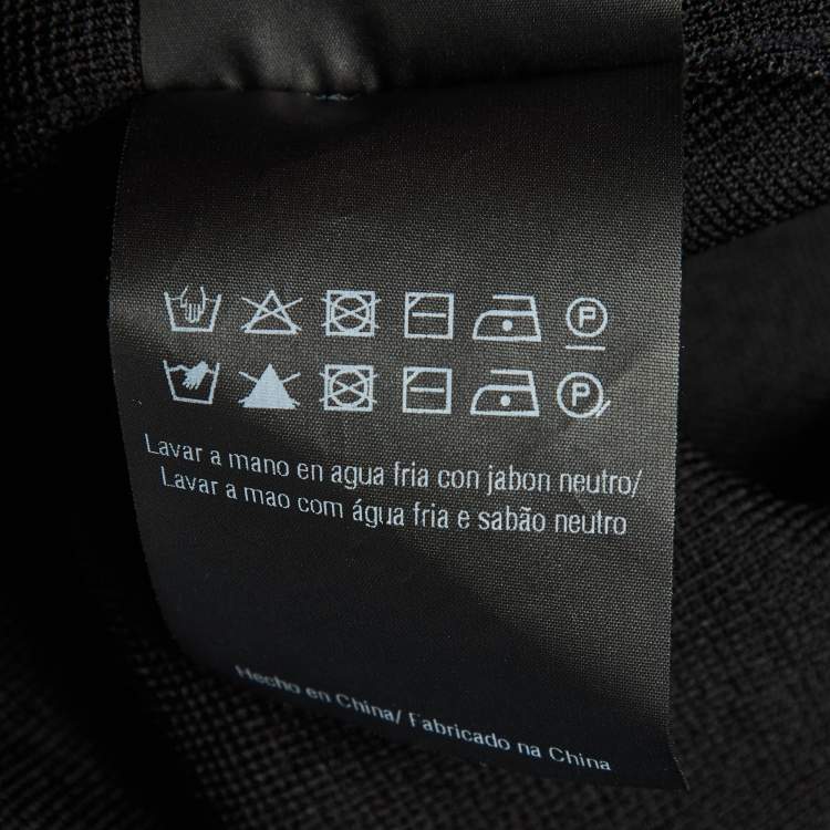 مملوكة مسبقًا CH Carolina Herrera Black Knit Ruffled Sleeve Top S