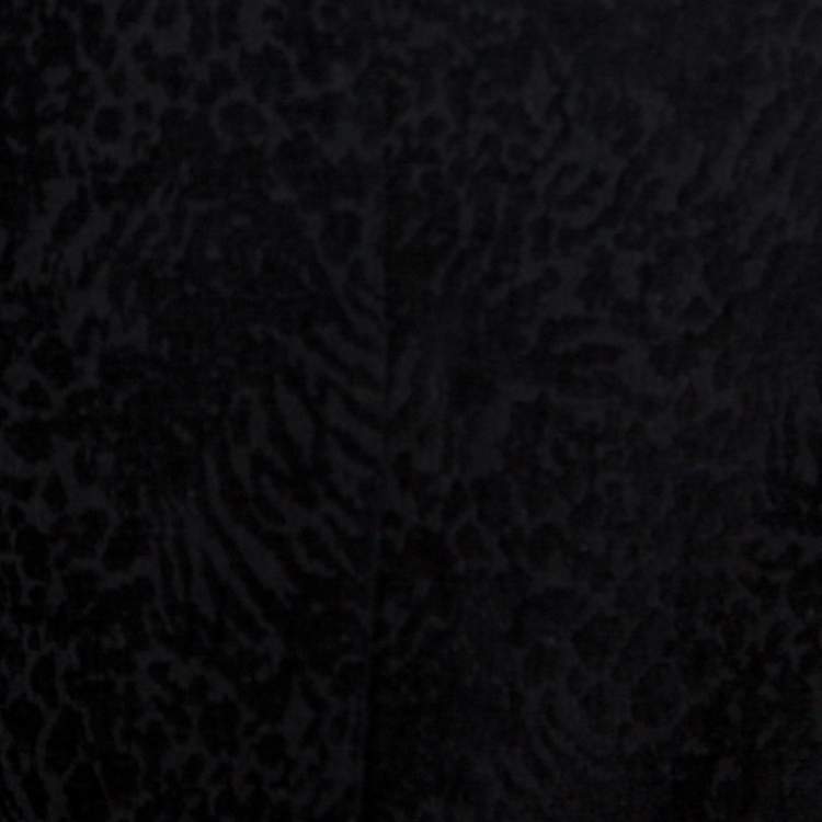 Pre Owned CH Carolina Herrera Black Embossed Jacquard Skirt Suit M