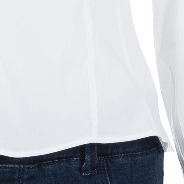 Pre Owned CH Carolina Herrera White Shirt S