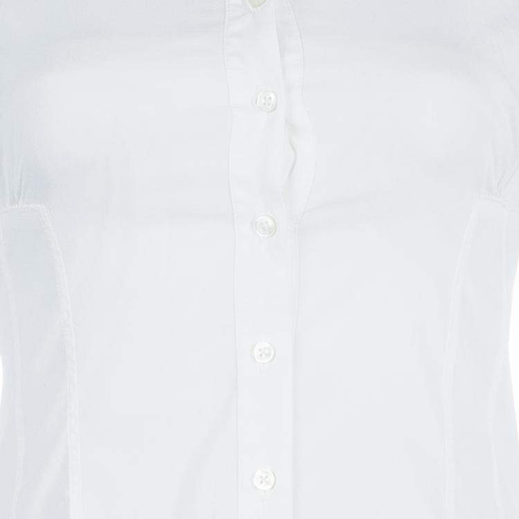 Pre Owned CH Carolina Herrera White Shirt S