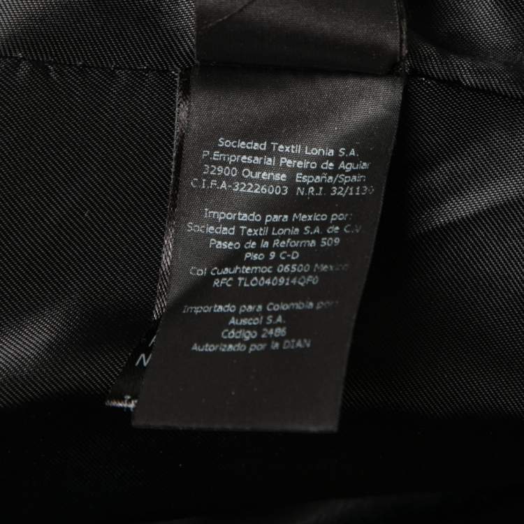 Pre Owned CH Carolina Herrera Black Wool Jacket S