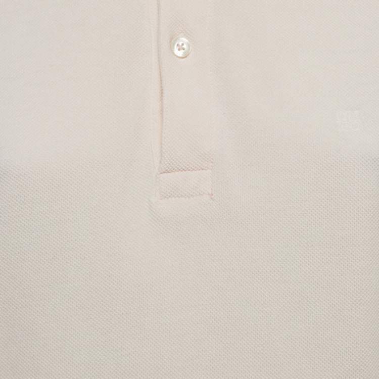 Pre Owned CH Carolina Herrera Light Pink Cotton Mini Polo Dress S