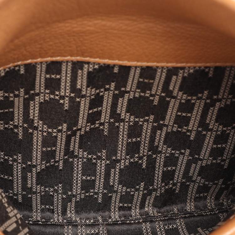Pre Owned CH Carolina Herrera Brown Leather Shoulder Bag