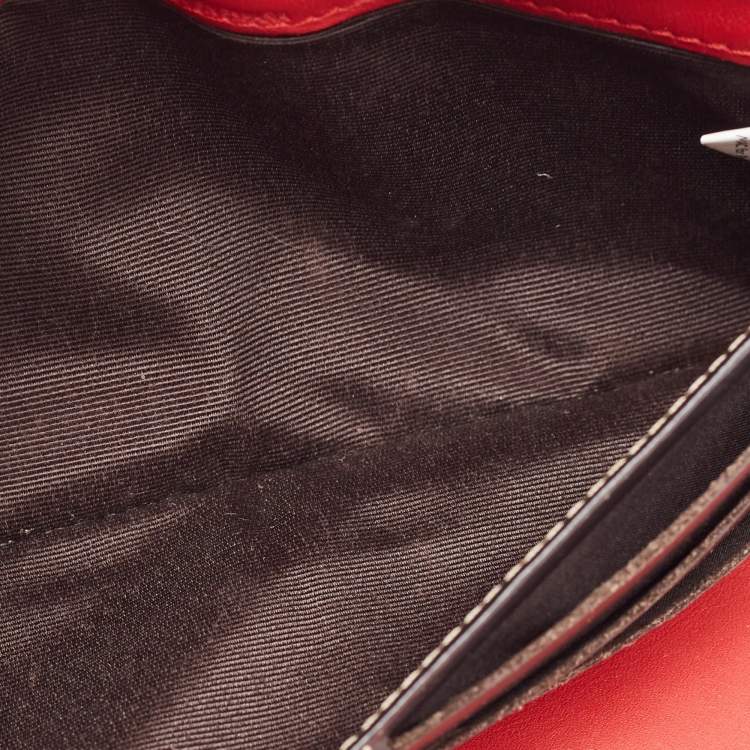 Pre Owned CH Carolina Herrera Multicolor Monogram Canvas and Leather Continental Wallet