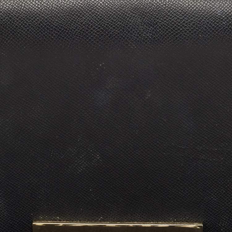 Pre Owned CH Carolina Herrera Tricolor Leather Casati Shoulder Bag