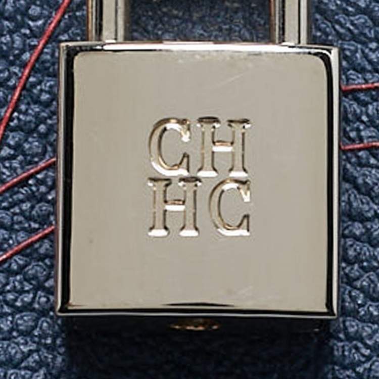 Pre Owned CH Carolina Herrera Multicolor Painted Coated Canvas Medium Matryoshka Locked Tote