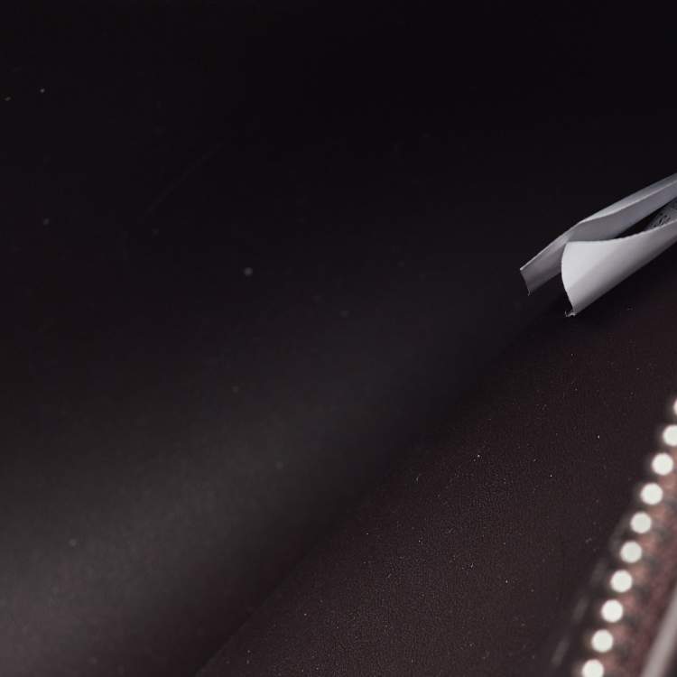 Pre Owned CH Carolina Herrera Beige/Red Monogram Coated Canvas and Leather Matryoshka Padlock Bag