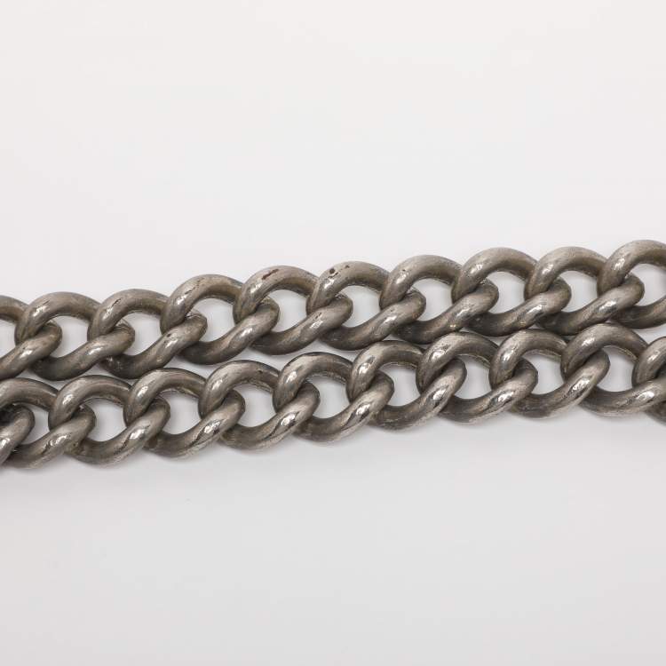 Pre Owned CH Carolina Herrera Navy Blue Leather Maria Shoulder Bag