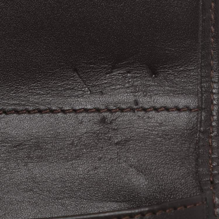 مملوكة مسبقًا CH Carolina Herrera Beige/Red Canvas and Leather Continental Wallet