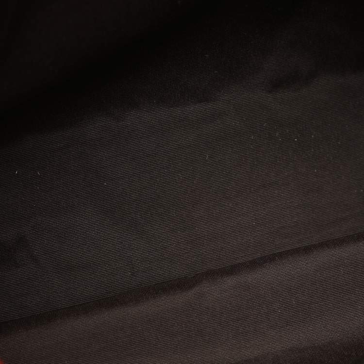 Pre Owned CH Carolina Herrera Matteo Red Monogram Embossed Leather Tote