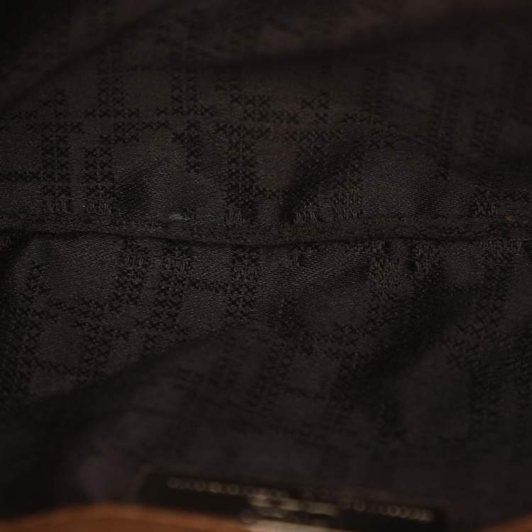 Pre Owned CH Carolina Herrera Gold Quilted Leather Flap Shoulder Bag