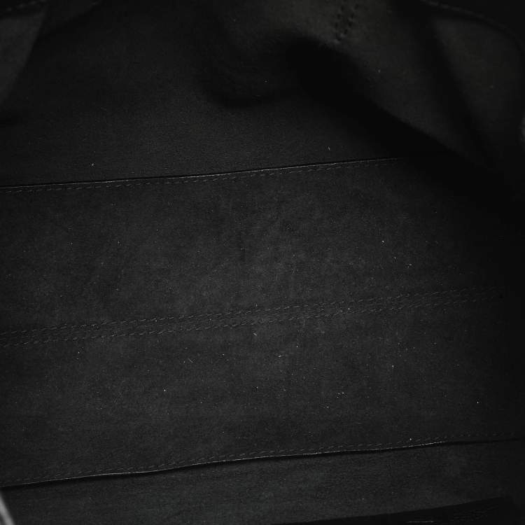 Pre Owned CH Carolina Herrera Adagio Tempo Collection Black Leather Tote