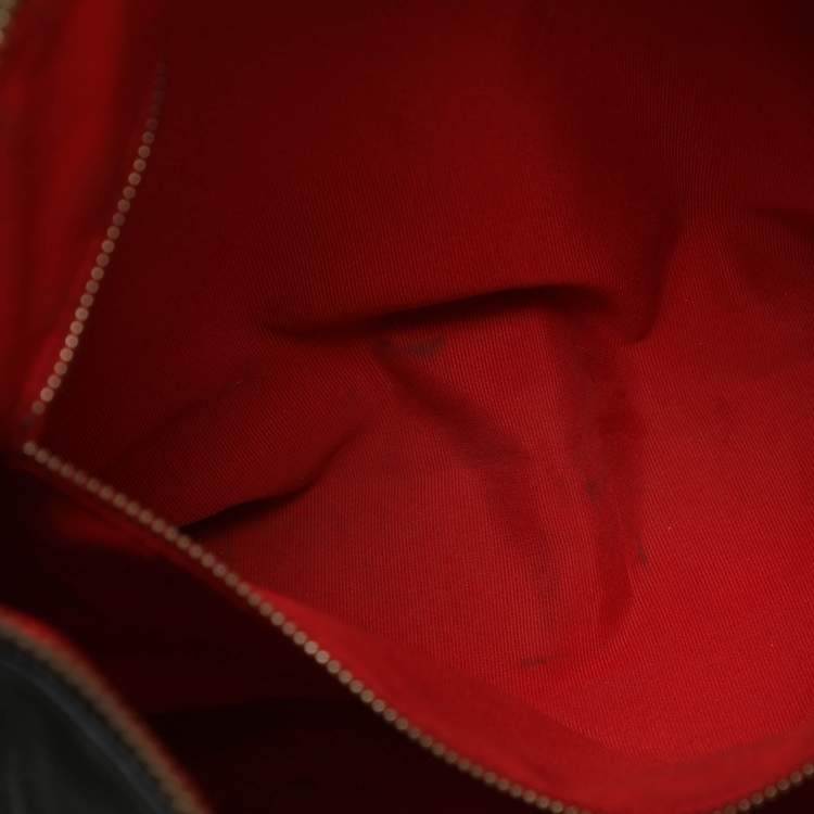 Pre Owned CH Carolina Herrera Black Leather Hobo