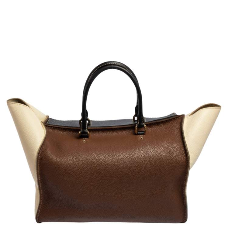 Pre Owned CH Carolina Herrera Multicolor Leather Vendome Tote