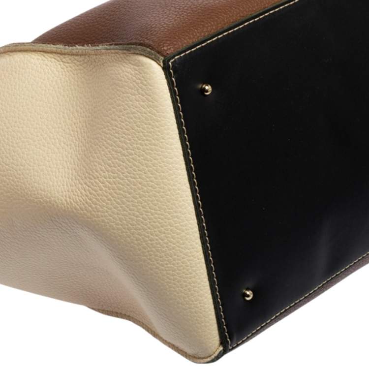 Pre Owned CH Carolina Herrera Multicolor Leather Vendome Tote