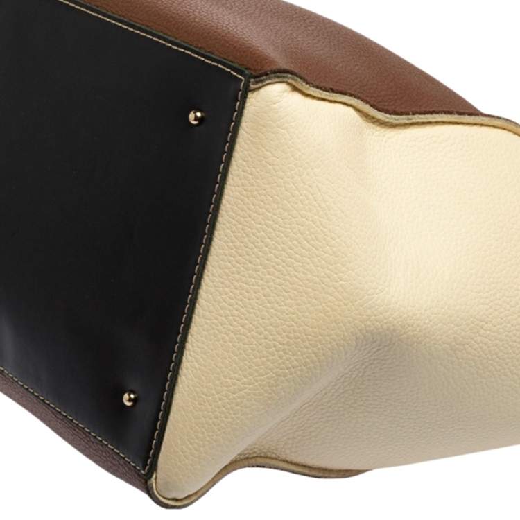 Pre Owned CH Carolina Herrera Multicolor Leather Vendome Tote