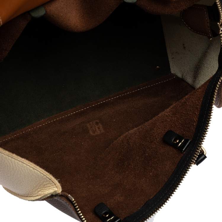 Pre Owned CH Carolina Herrera Multicolor Leather Vendome Tote