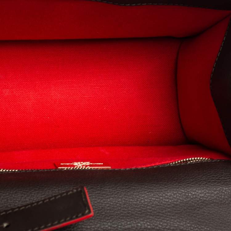 Pre Owned CH Carolina Herrera Multicolor Monogram Coated Canvas and Leather Top Handle Bag