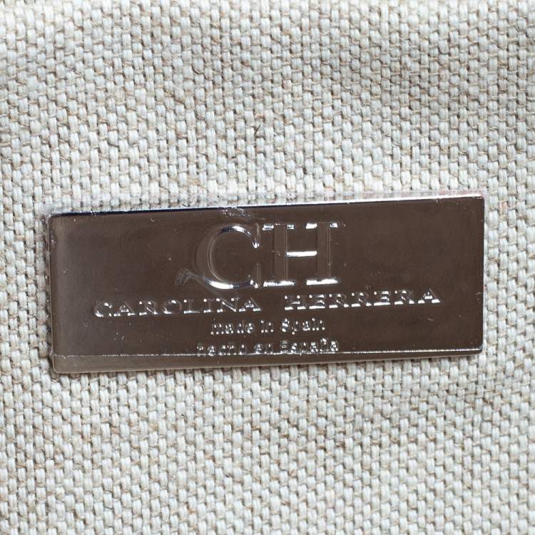 Pre Owned CH Carolina Herrera Red Quilted Leather Crossbody Bag