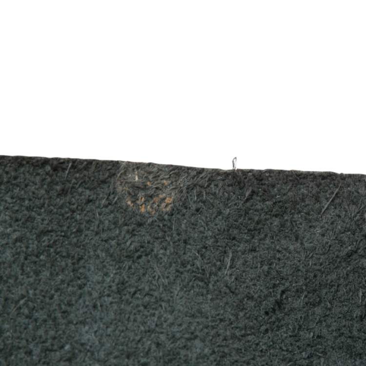 Pre Owned Carolina Herrera Green Monogram Leather Matryoshka Tote