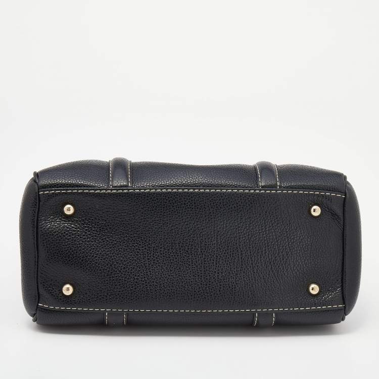 مملوكة مسبقًا CH Carolina Herrera Black Leather Tote
