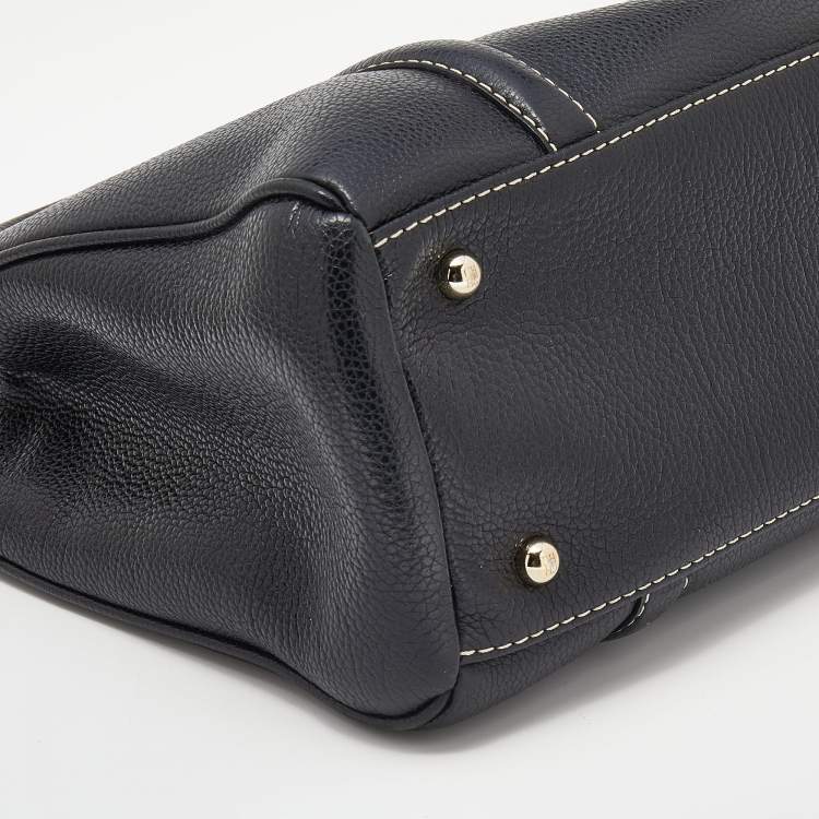 مملوكة مسبقًا CH Carolina Herrera Black Leather Tote