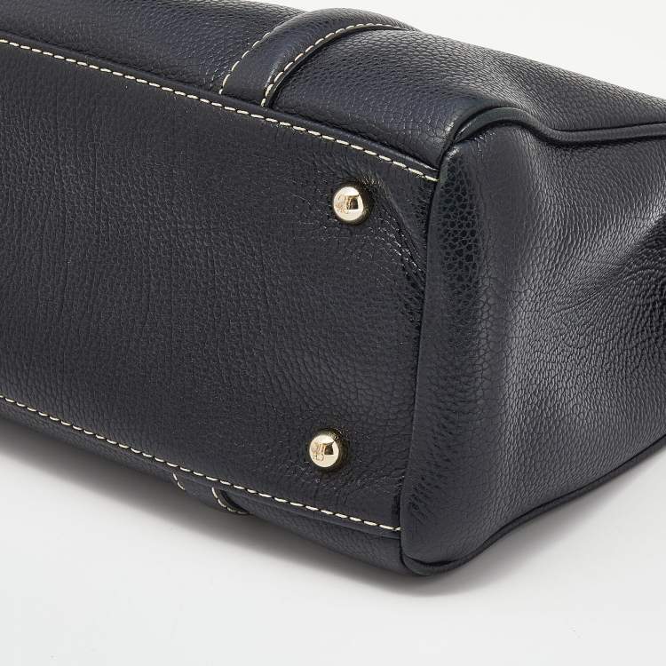 مملوكة مسبقًا CH Carolina Herrera Black Leather Tote