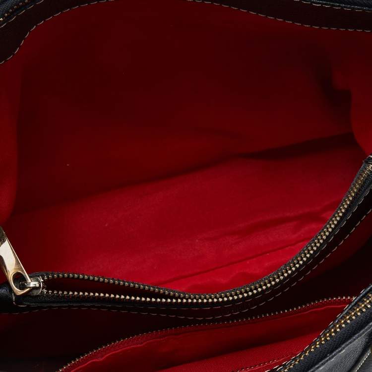 مملوكة مسبقًا CH Carolina Herrera Black Leather Tote