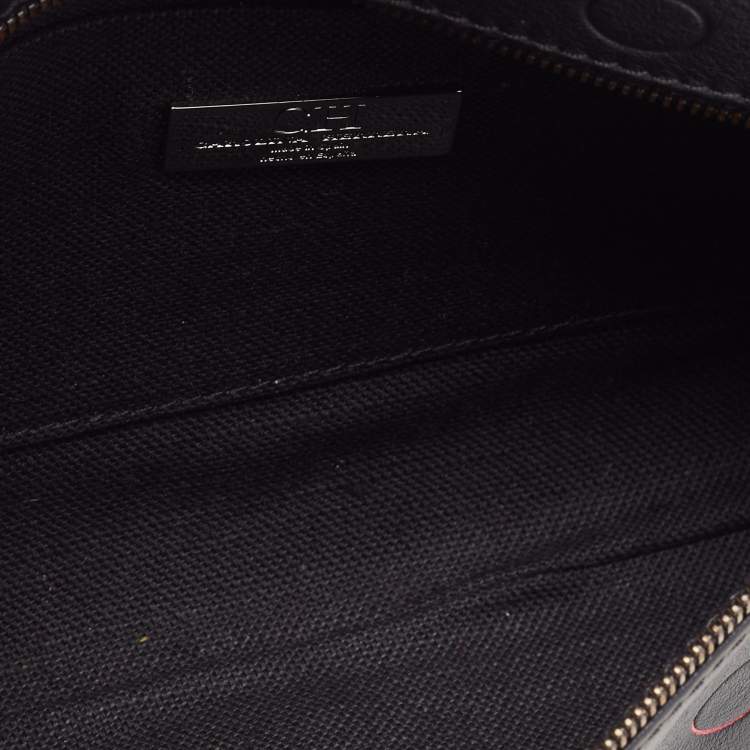 مملوكة مسبقًا CH Carolina Herrera Black Leather Crossbody Bag