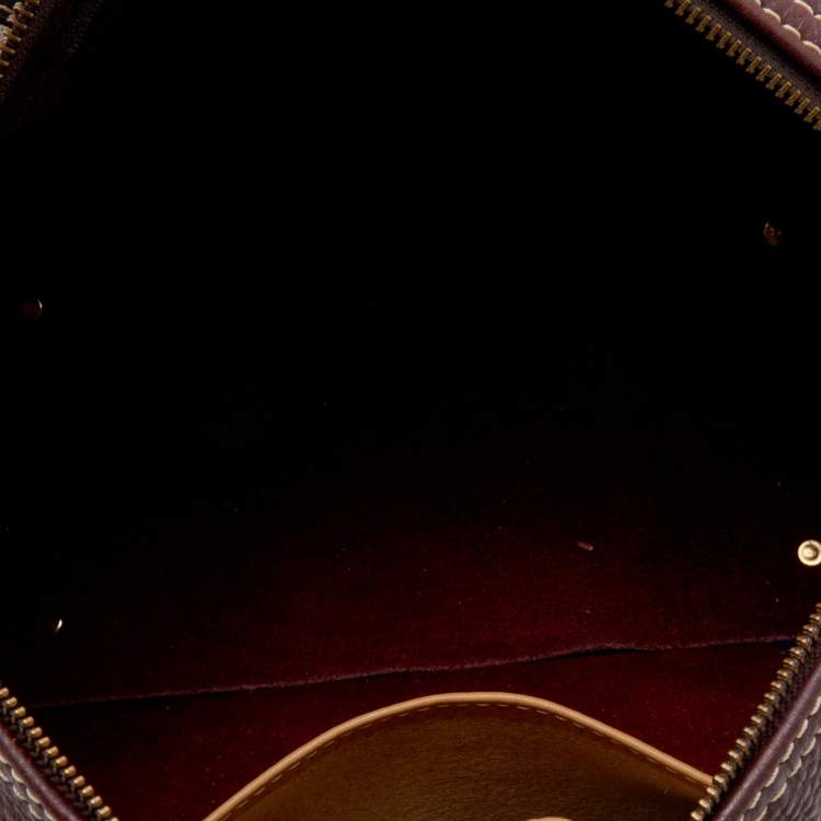 Pre Owned CH Carolina Herrera Multicolor Leather Large Andy Boston Bag
